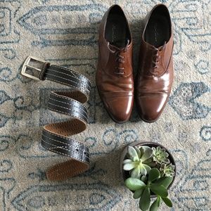 Kenneth Cole Men's Brown Leather Shoes sz 9.5